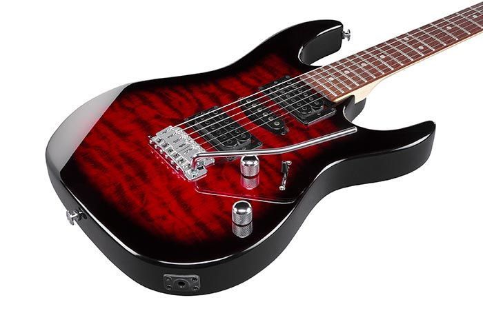 Електрогітара Ibanez GRX70QA Transparent Red Burst GRX70QA фото